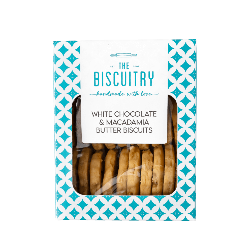 White Chocolate & Macadamia Butter Biscuits