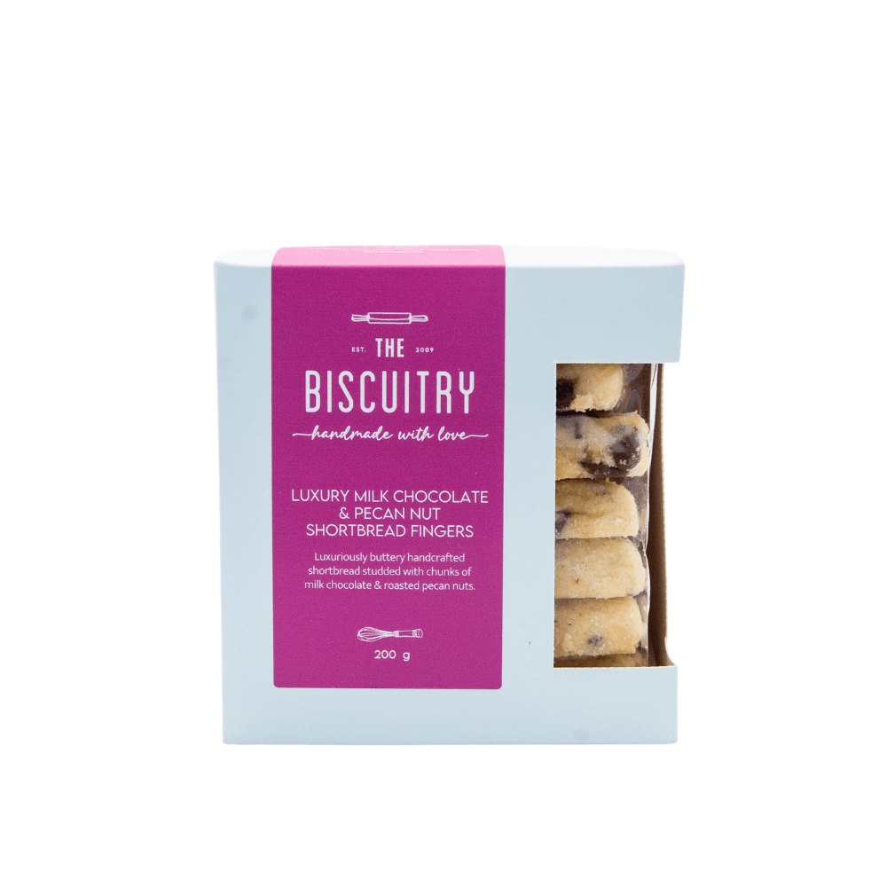Milk Chocolate & Pecan Luxury Shortbread